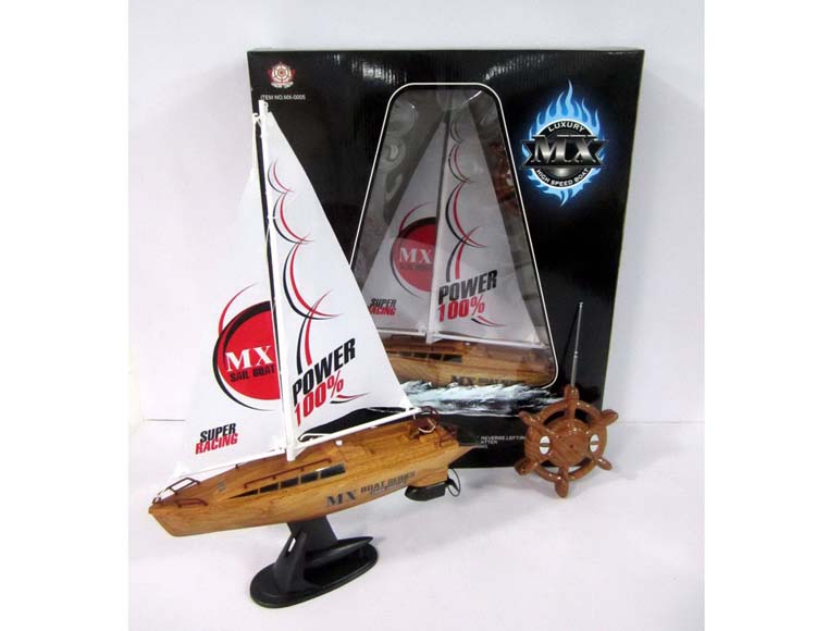 仿木四通遥控帆船不包电 MX-0005-1